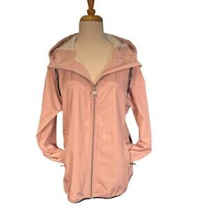 Calvin Klein Performance Womens Spectator Crossover Back Jacket Blush Large NWOT